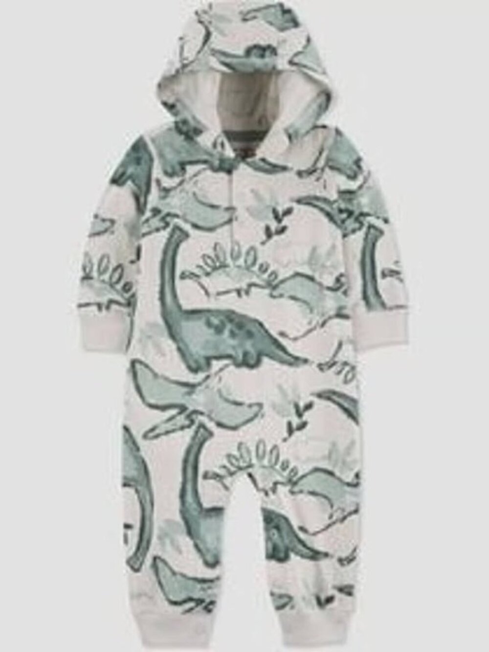 Brand New Carter's Just One You Baby Boys' Dino Jumpsuit - Green, 3 Month.